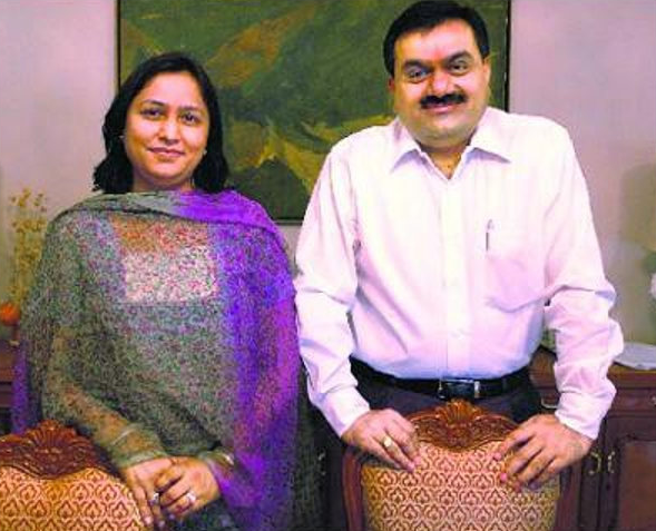 gautam adani with wife