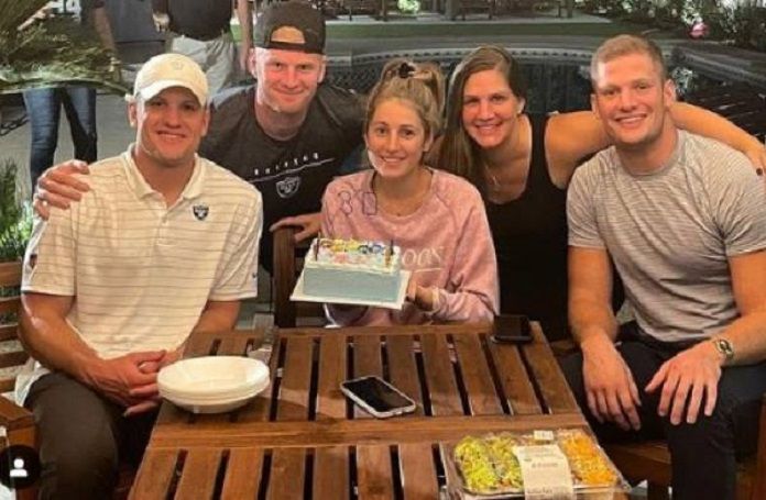 Carl Nassib with Family