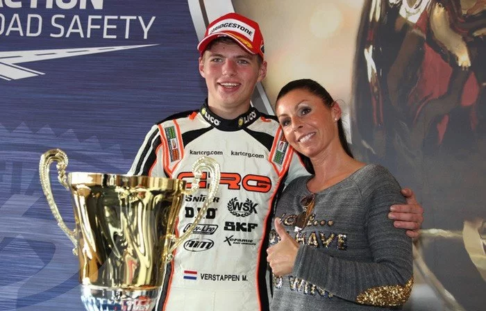 Max Verstappen With Mother
