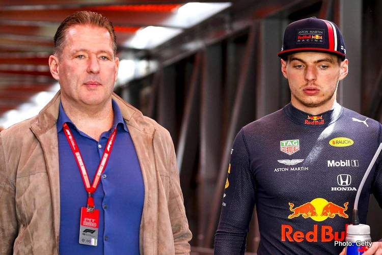 Max Verstappen with Father