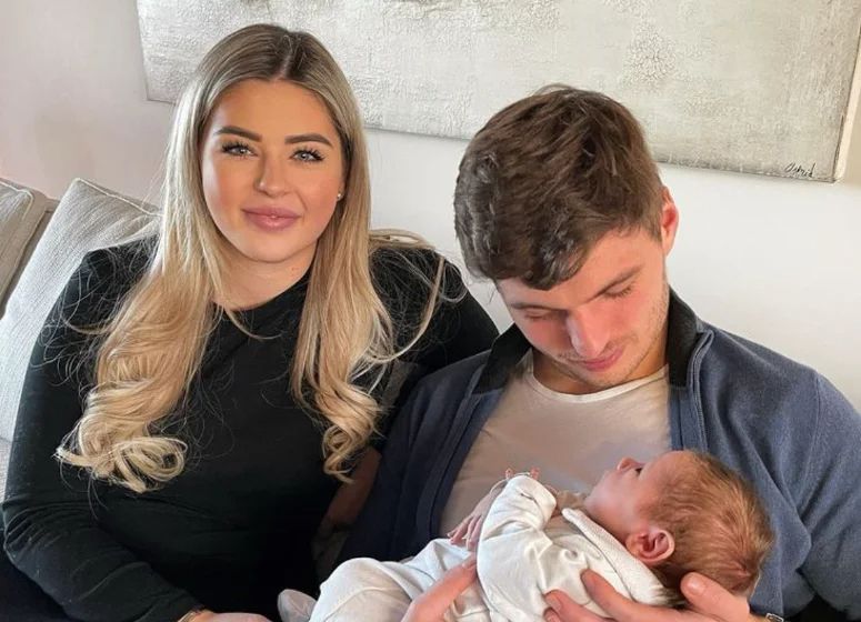 Max Verstappen with Sister