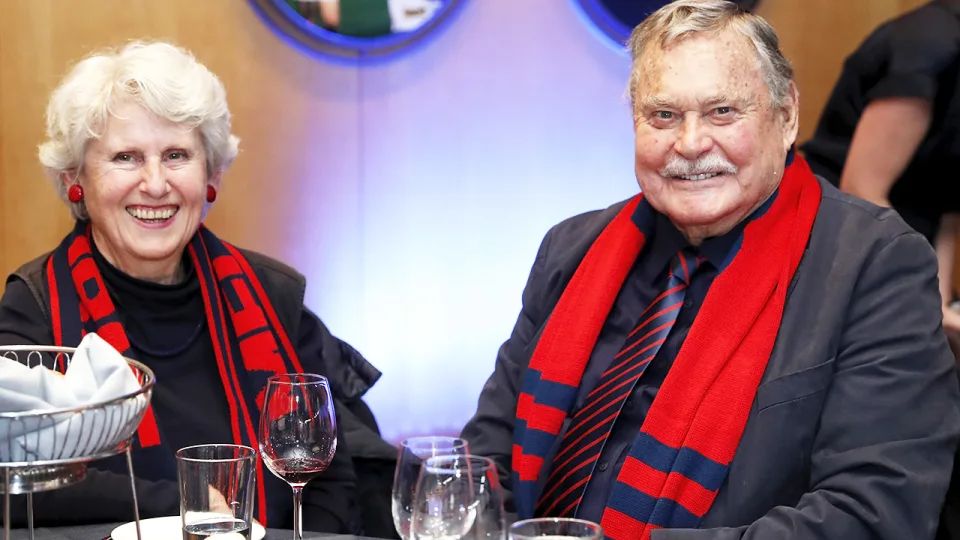 Ron Barassi and Nancy