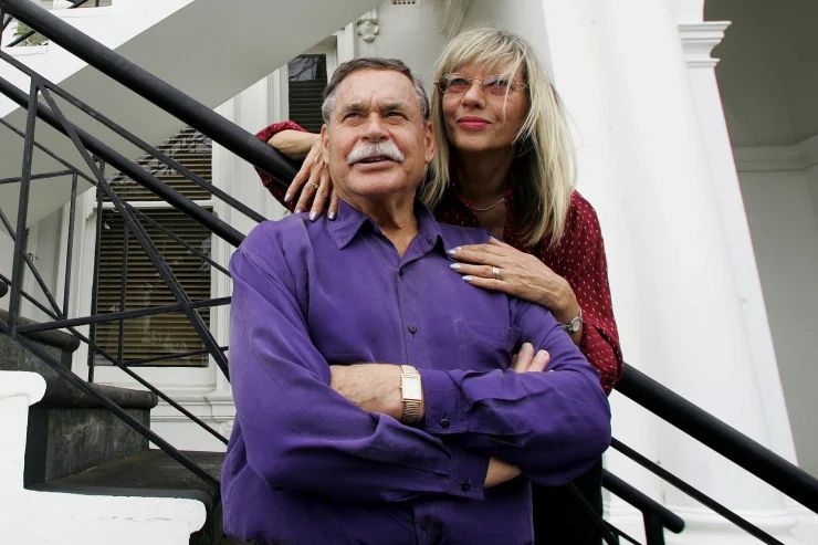 Ron Barassi with Spouse Cherryl