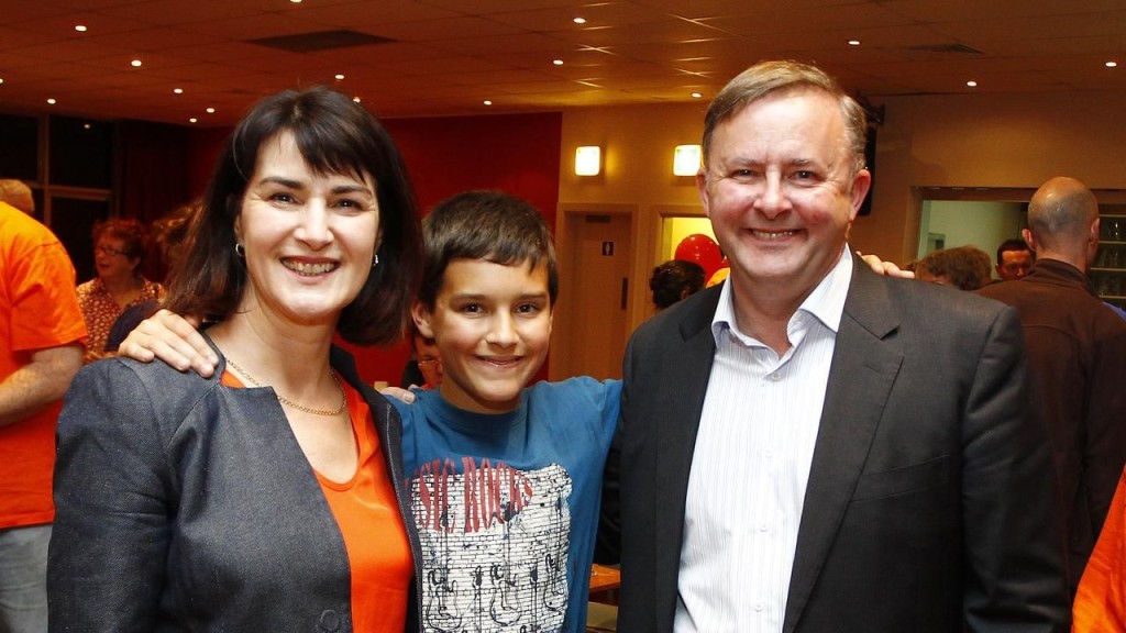 Anthony Albanese son Nathan with ex-wife Carmel Tebbutt