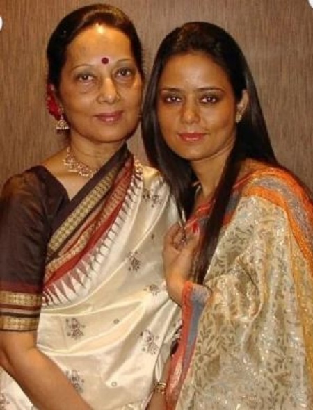 Mahua Moitra with Mother