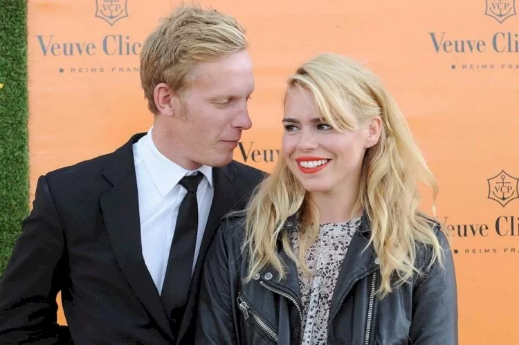 Laurence Fox with Wife