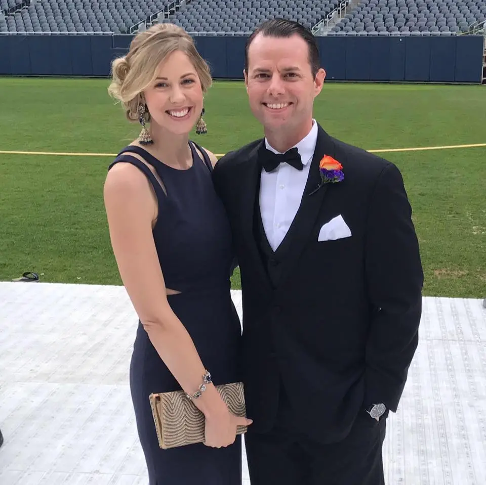 brandon staley with wife