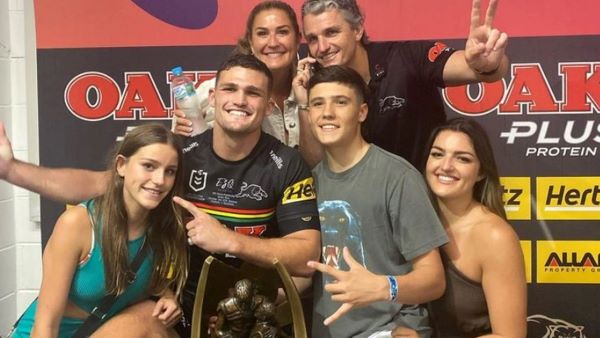 nathan cleary with mother, father and siblings