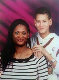 Dwight Powell in Childhood with Mother