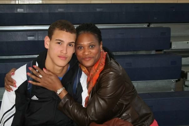 Dwight Powell with Mother