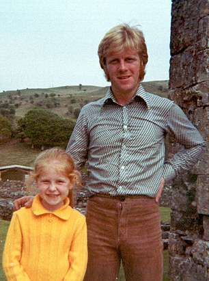 esther mcvey in childhood with father