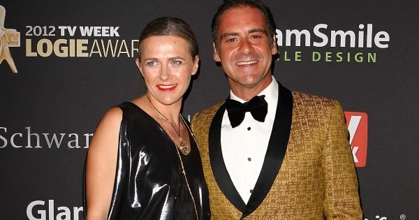 Andrew O'Keefe with Wife