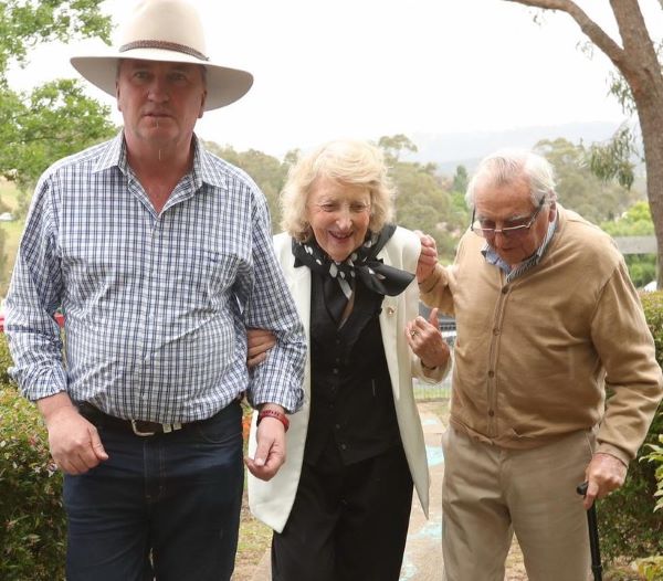 Barnaby Joyce with Parents